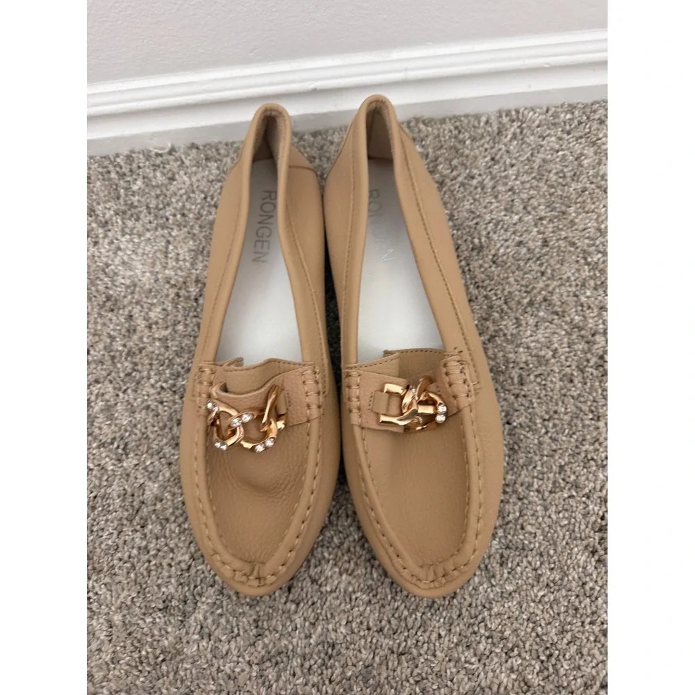 Rongen Tan Loafers – Women's Size 39 – NWOT